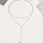 Pearl Lumière | Gold Pearl Necklace