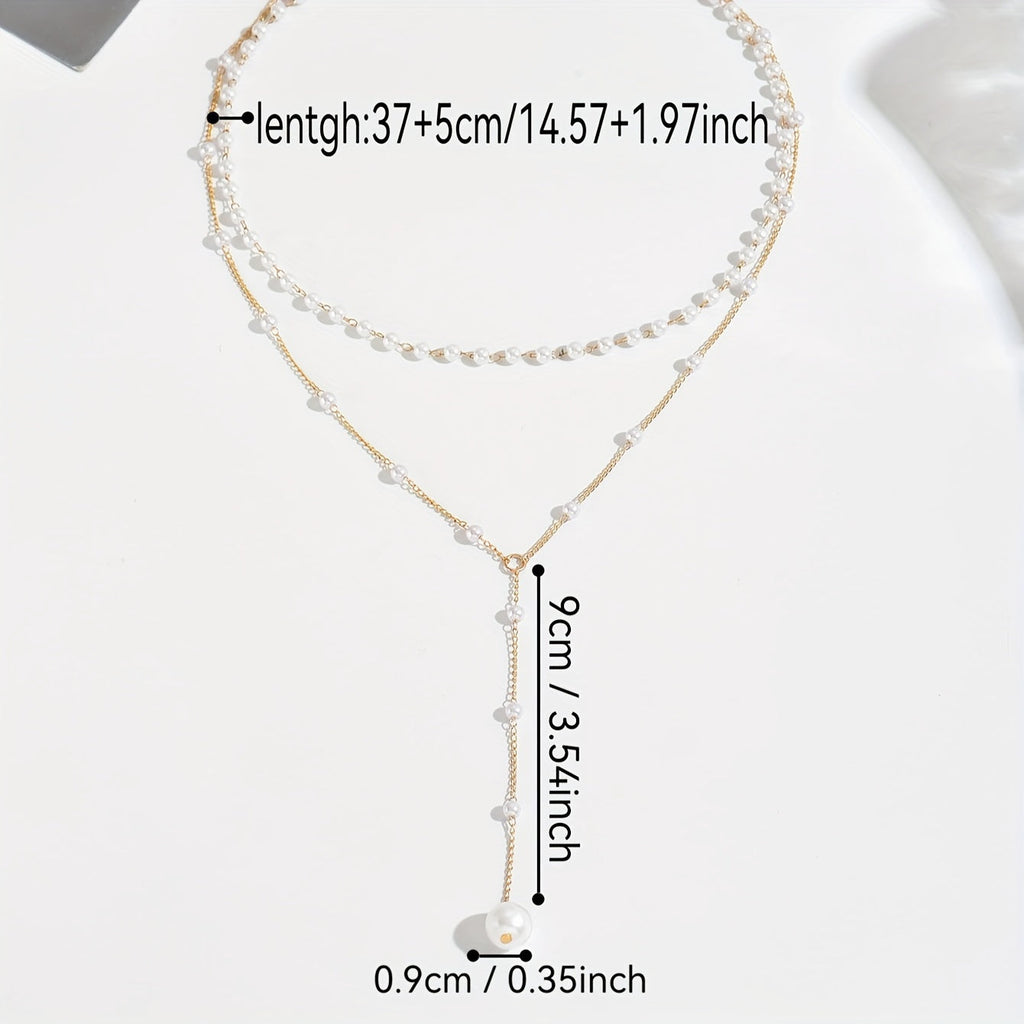 Pearl Lumière | Gold Pearl Necklace