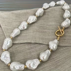 1 Stylish Elegant Versatile Irregular Shaped Beaded Women's Necklace