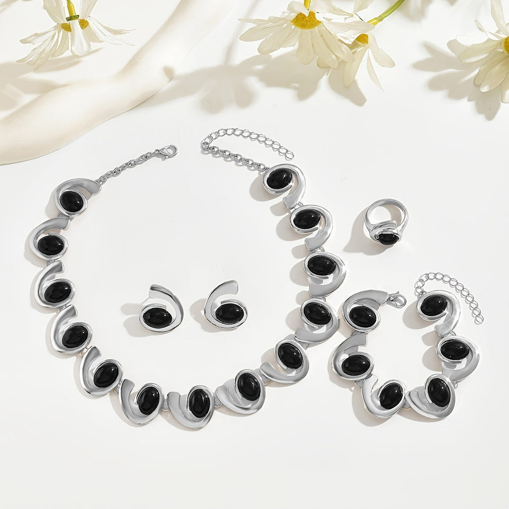 Noir Éclipse | Luxury Jewelry Set