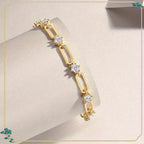 Celestia | Moissanite Link Bracelet