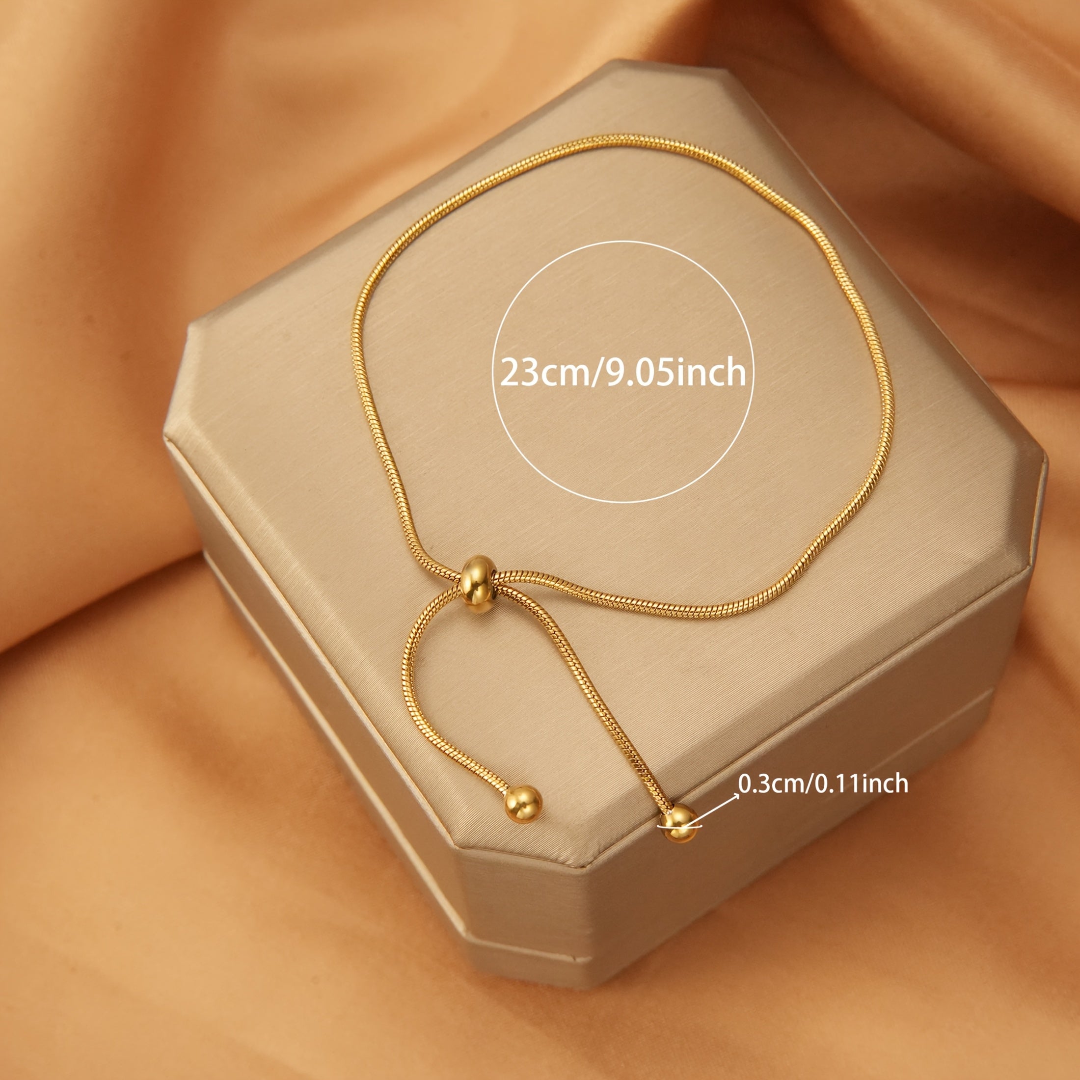 1 pulseira de aço inoxidável, elegante e delicada, adequada para uso diário e feriados, e com um temperamento fácil de usar.