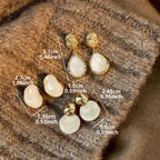 Conjunto de 3 Pares de Brincos Femininos Vintage Boêmios com Incrustação de Resina, Adequados para Uso Diário, Festas e Danças, Acessórios Ideais para Mulheres.