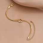 1 pulseira nova de osso de cobra com nó, perfeita para uso diário para mulheres, com um design em estilo de casal