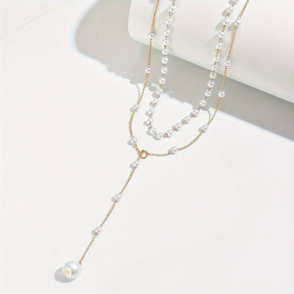 Pearl Lumière | Gold Pearl Necklace