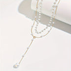Pearl Lumière | Gold Pearl Necklace