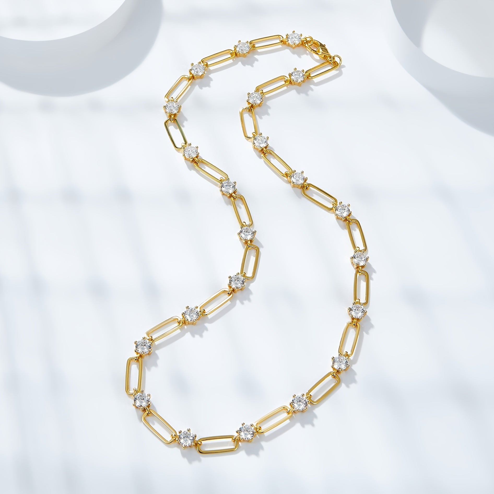 Celestia | Moissanite Link Bracelet