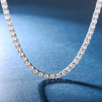 Classic Round Cut Tennis Necklace